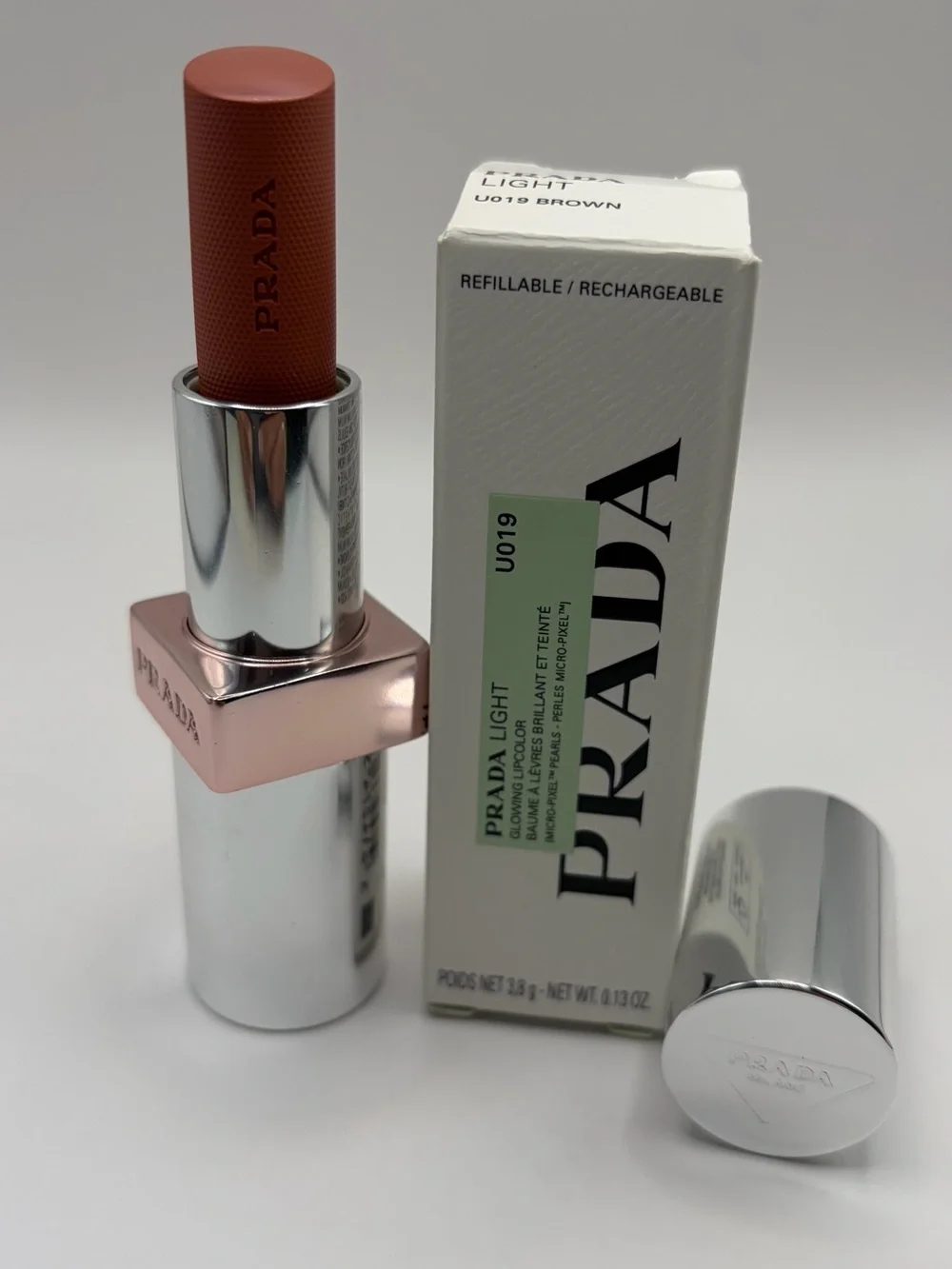 Prada Lipstick — Warm Coral Nude